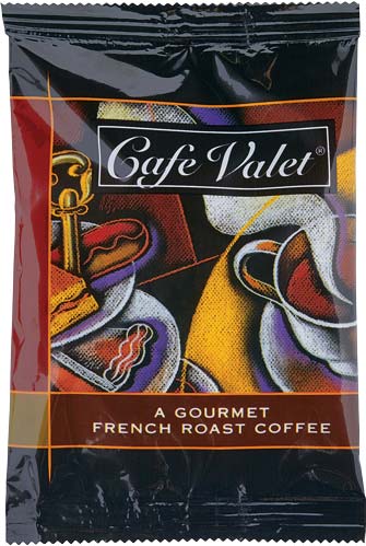 cafe valet french roast four cup coffee packet