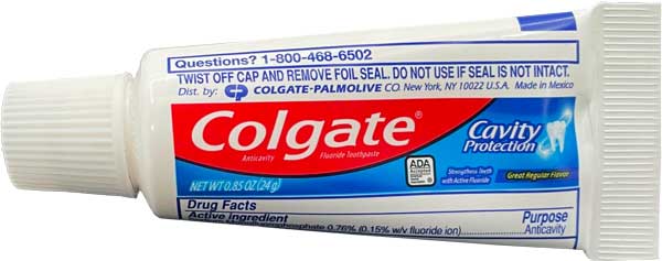 bulk colgate® .85 oz toothpaste front