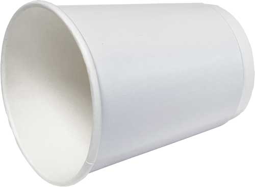 White Cup Double Wall Side