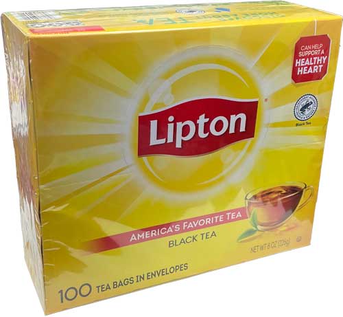 Box of 100 Lipton Tea Bags