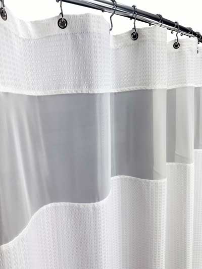 Urban Waffle Shower Curtain 72”W x 72”H