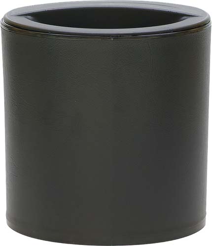 design line 3 qt. leatherette ice bucket with swivel lid