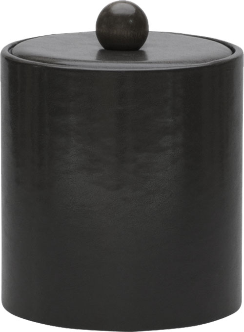 Glamour 2 qt. Leatherette Ice Bucket w/Matching Knob - 12/cs