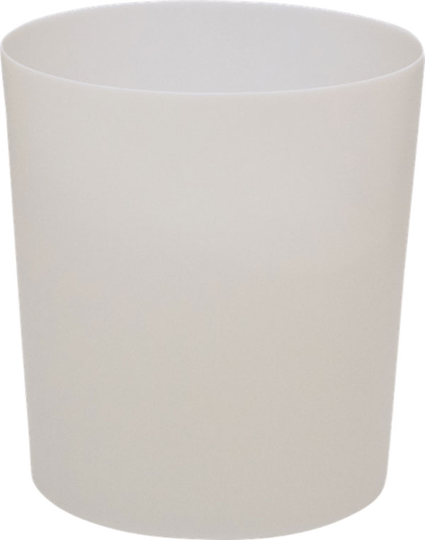 Full Wastebasket Liner 13 Quart White