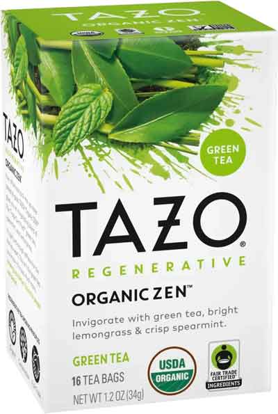 Tazo Organic Zen Green Tea box
