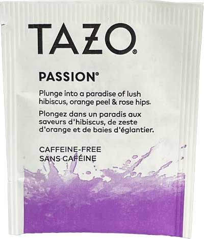 Tazo Passion Tea Bag Front