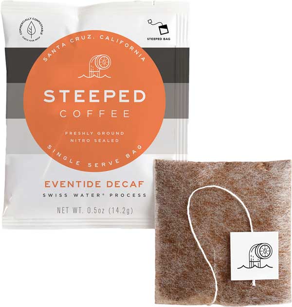 Steeped Coffee Eventide Decaf Bag