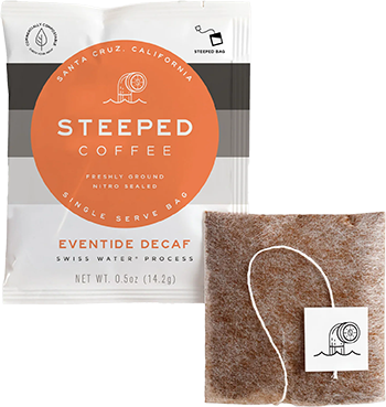 Steeped Coffee Eventide Decaf Bag