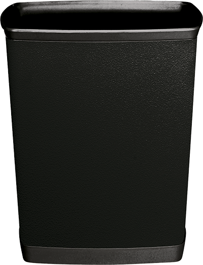 7 qt. Leatherette Ignition Resistant Wastebasket