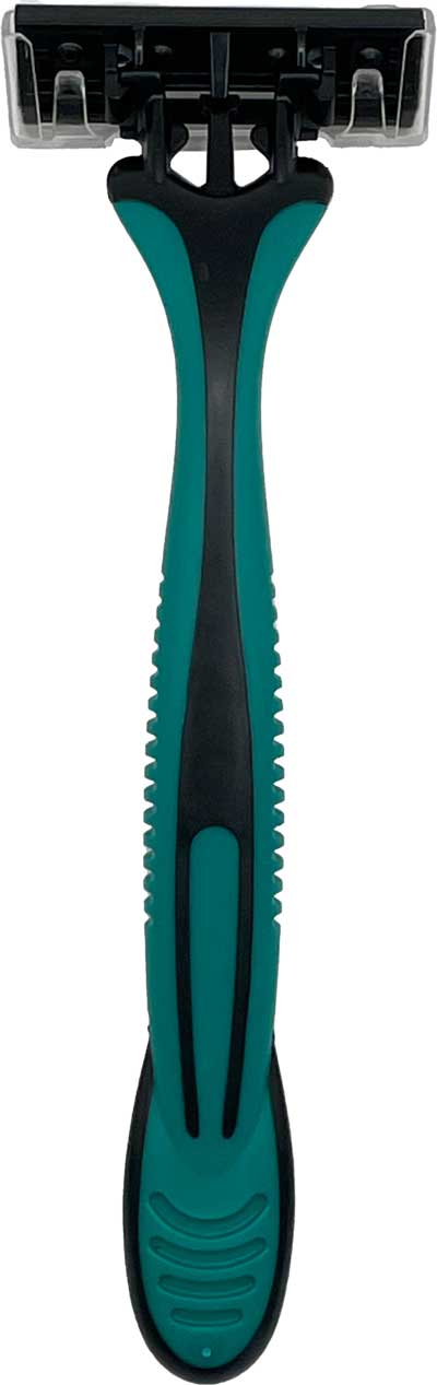 Men’s Triple Blade Disposable Razor Top
