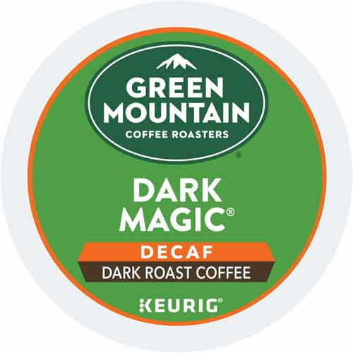 Green Mountain Dark Magic Decaf Coffee Pod Lid