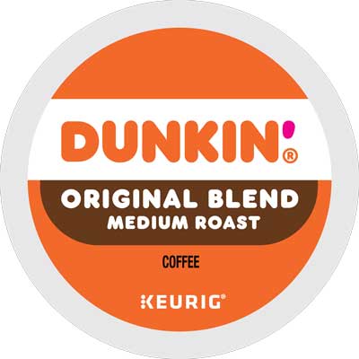 Dunkin Donuts Original Blend Coffee K-Cup Lid