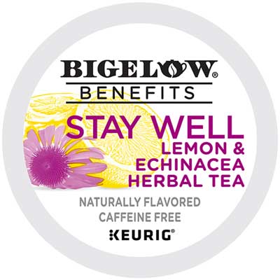 Bigelow Stay Well Herbal Tea K-Cup Lid