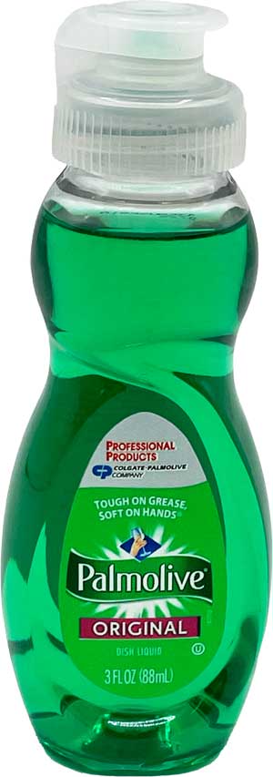 palmolive 3 oz travel size dish soap front