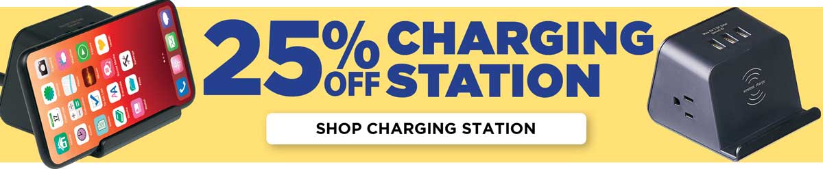 25 percent off Charging Stations