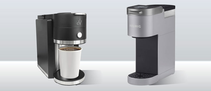 Cafe Valet pod coffee and keurig coffee maker