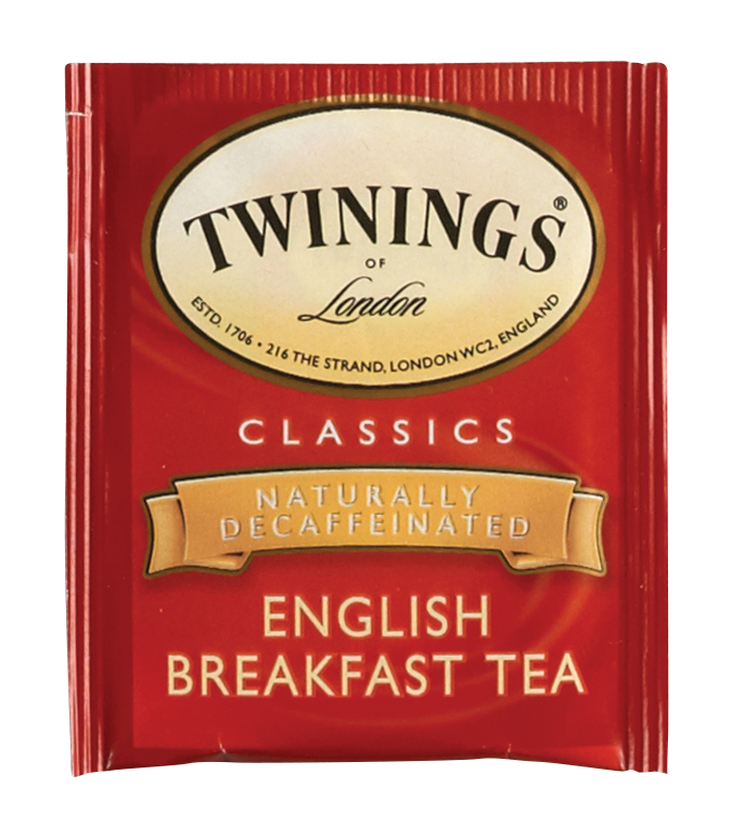 Twinings® Decaffeinated English Breakfast Tea - 300/cs